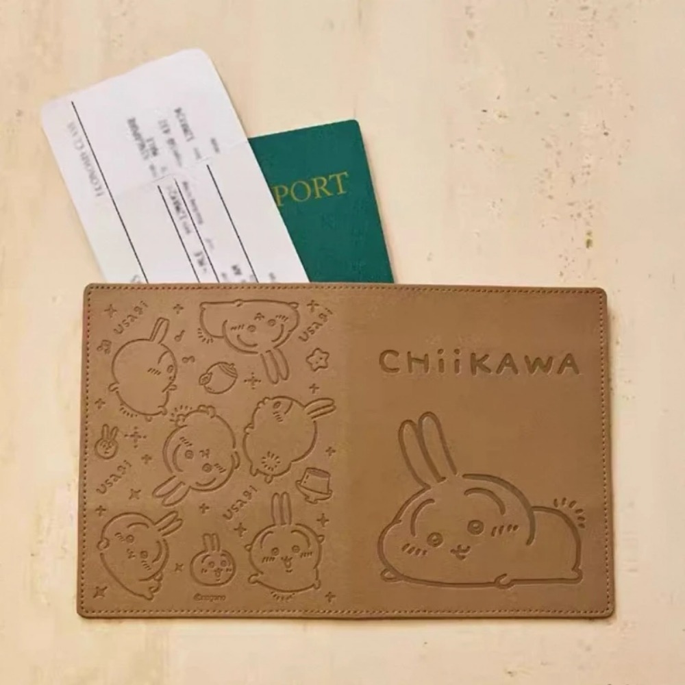 Travel Accessories Japan - ป้ายติดกระเป๋าหนังลายการ์ตูนน่ารัก ปั๊มลายทอง ชิคคาวะ อุซากิ ฮาจิวาระ ของใหม่