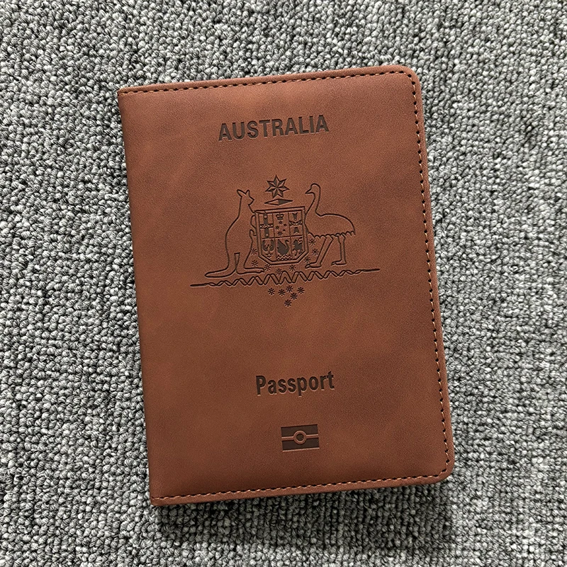 Travel Accessories Rfid - ปกหนังสือเดินทางออสเตรเลีย Rfid Blocking Travel Wallet ผู้ถือหนังสือเดินทางออสเตรเลียสําหรับหนังสือเดินทาง