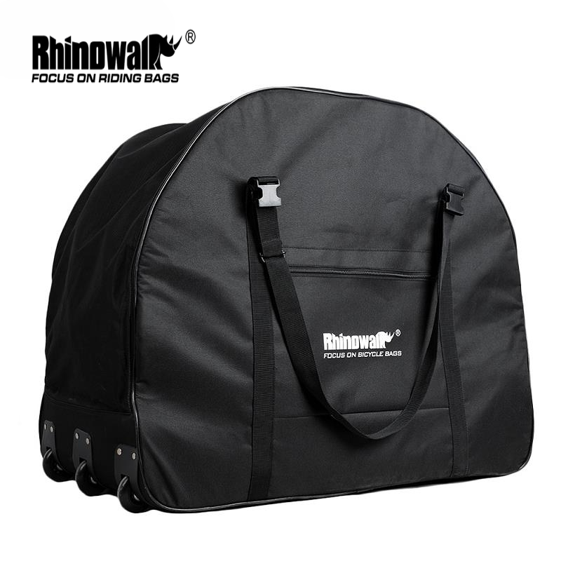 Travel Accessories In Train - กระเป๋าใส่จักรยาน Rhinowalk พร้อมล้อเลื่อน, กระเป๋าใส่จักรยานกันน้ำสำหรับเดินทาง อุปกรณ์เสริมสำหรับการขนส่งจักรยานด้วยรถไฟ