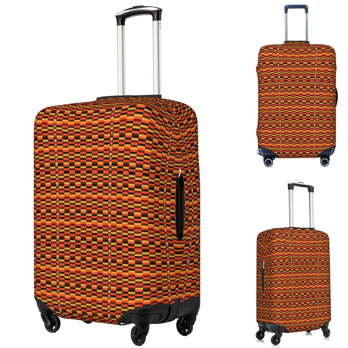 Travel Accessories London - ปลอกหุ้มเบาะรถไฟใต้ดินลอนดอน ปลอกหุ้มกระเป๋าเดินทาง ปลอกป้องกันกระเป๋าเดินทางแบบยืดหยุ่นสำหรับกระเป๋าขนาด 18-32 นิ้ว