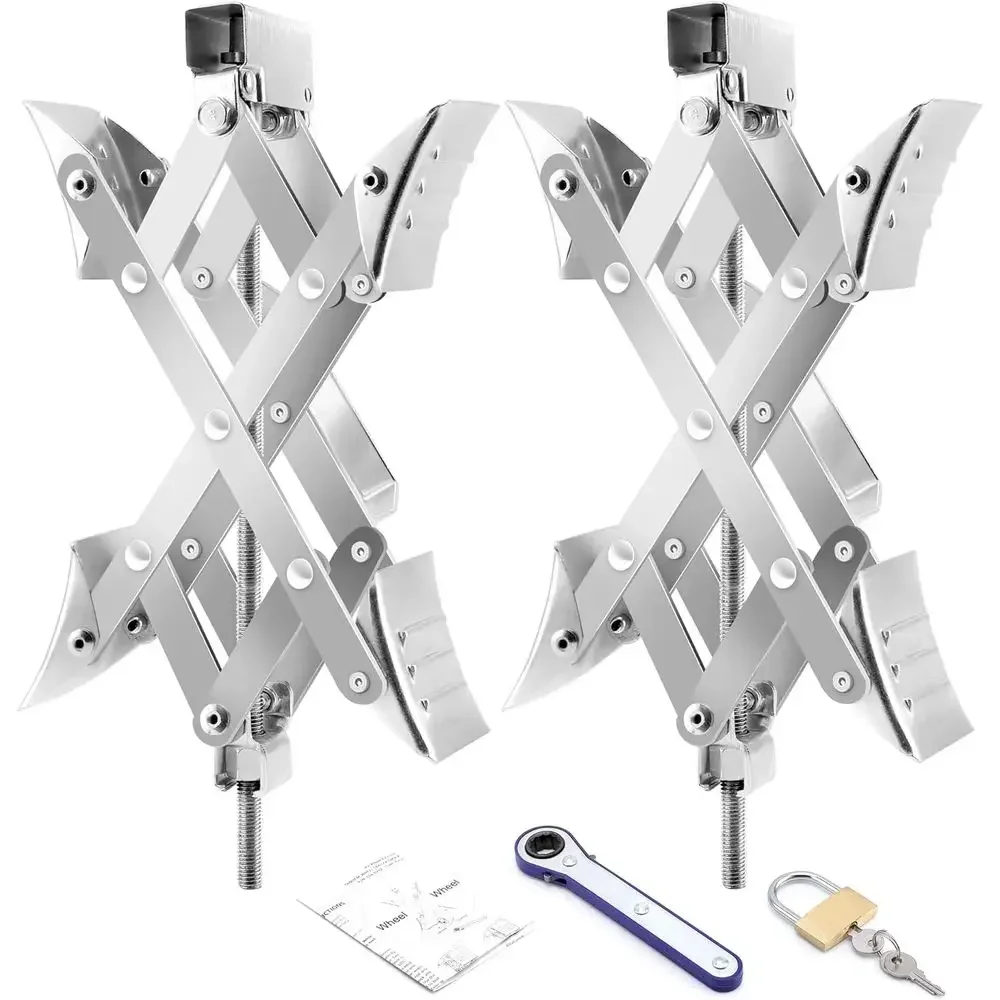 Travel Accessories Us - ตัวกันล้อรถบ้านรูปตัว X ขนาด 3.25” ถึง 10.5”