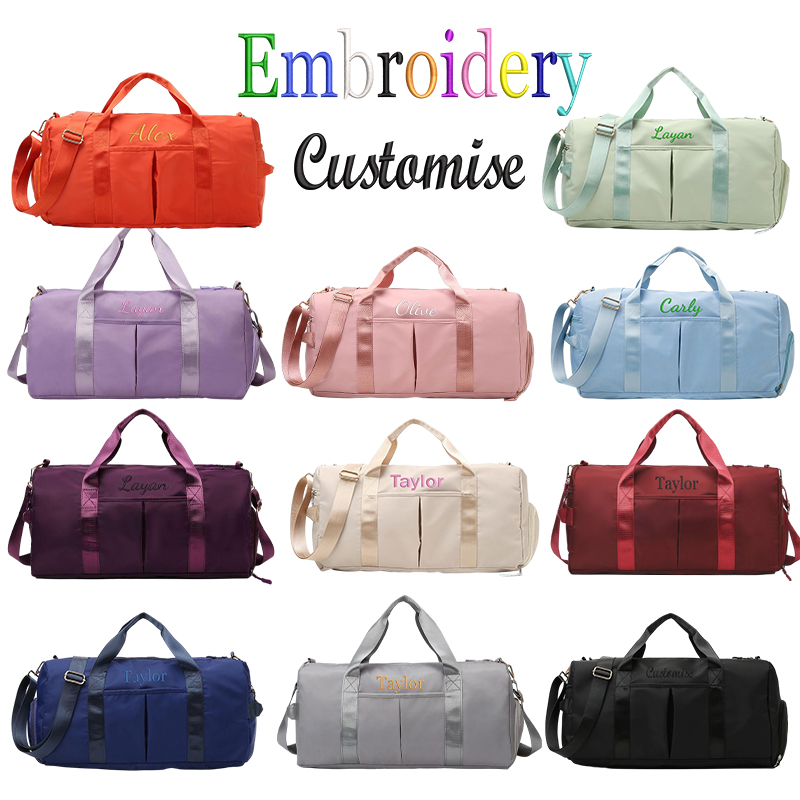 Shoe Bag Travel - ความจุขนาดใหญ่, หลายช่องแบ่ง, แยกส่วนแห้งและเปียก, ช่องเก็บรองเท้าแยกอิสระ, กระเป๋าเดินทางสำหรับกีฬา, กระเป๋าสะพาย