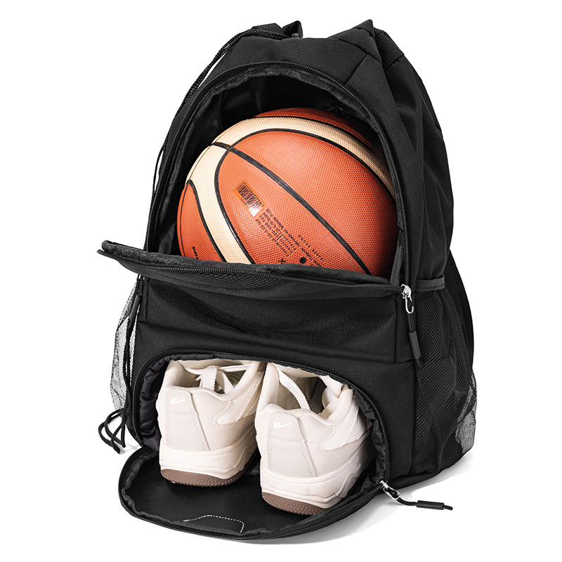 Shoe Bag Travel - 21L ความจุขนาดใหญ่กระเป๋าเป้สะพายหลังกีฬาบาสเกตบอลกันน้ำช่องใส่รองเท้ากระเป๋าเก็บของแบบมีเชือกรูดกระเป๋าเดินทางผู้ชายขี่จักรยานแคมป์ปิ้งกระเป๋า
