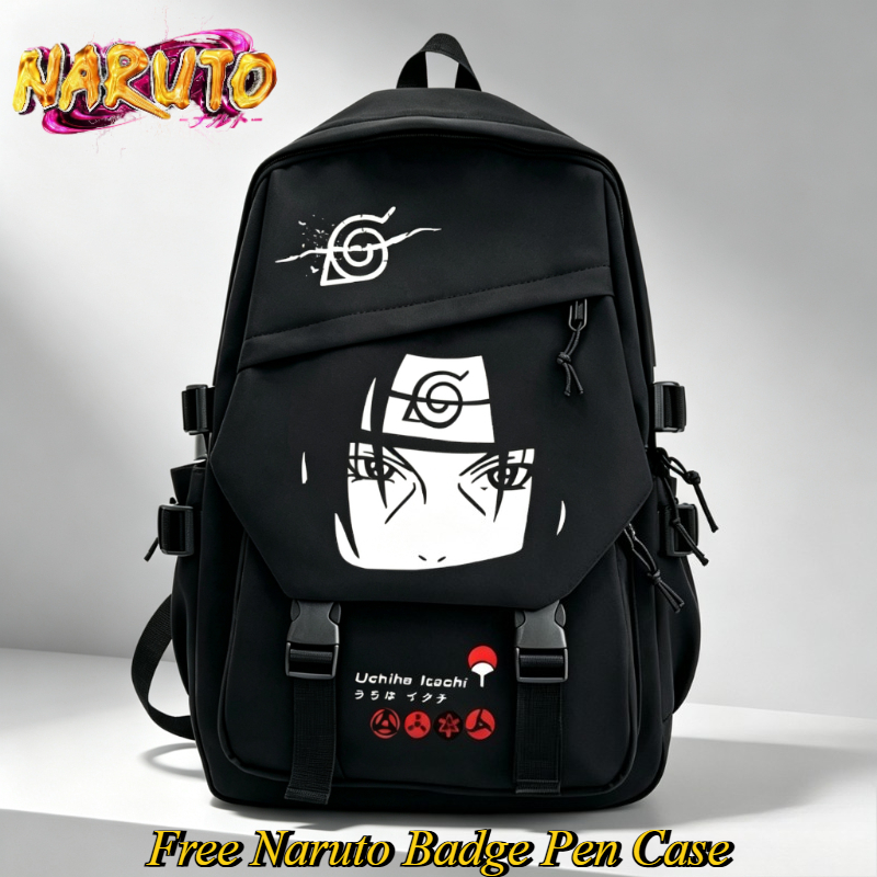 Travel Accessories Japan - กระเป๋าเป้การ์ตูนนารูโตะ กระเป๋านักเรียนสองมิติ กระเป๋าเก็บของพกพา กระเป๋าเดินทางคอมพิวเตอร์ อุปกรณ์เสริมอนิเมชั่น ขายส่ง