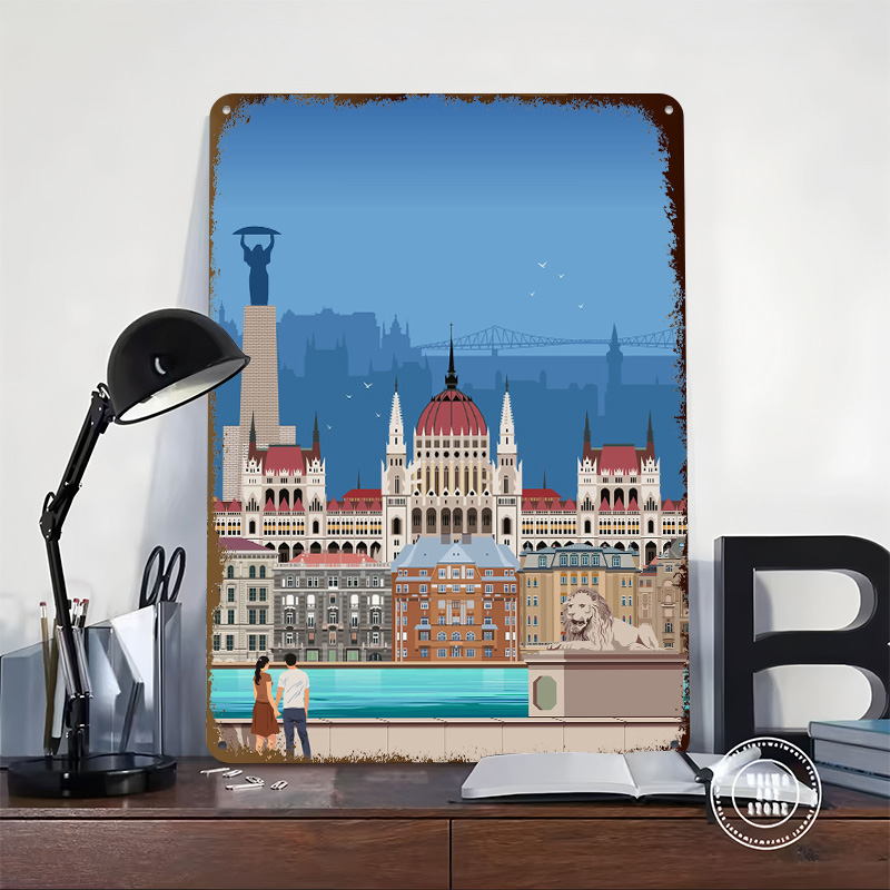 โปสเตอร์พิมพ์ลายท่องเที่ยวบูดา - Travel Accessories For Europe บทวิจารณ์และราคา