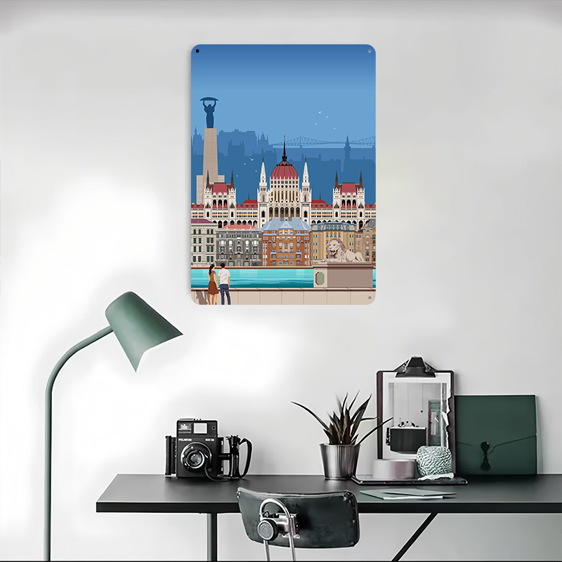 โปสเตอร์พิมพ์ลายท่องเที่ยวบูดา - Travel Accessories For Europe บทวิจารณ์และราคา