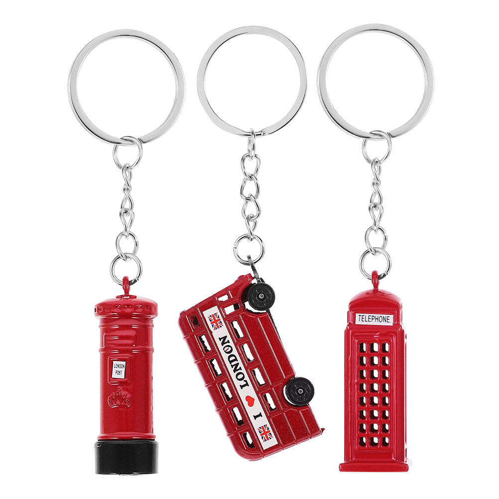 ชุดพวงกุญแจลอนดอน 3 ชิ้น รถบัส - Travel Accessories London บทวิจารณ์และราคา