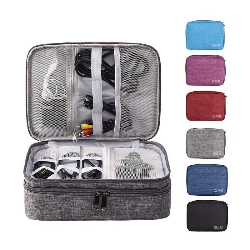กระเป๋าจัดเก็บสายชาร์จแบบพกพา  - Travel Ziplock Bags บทวิจารณ์และราคา