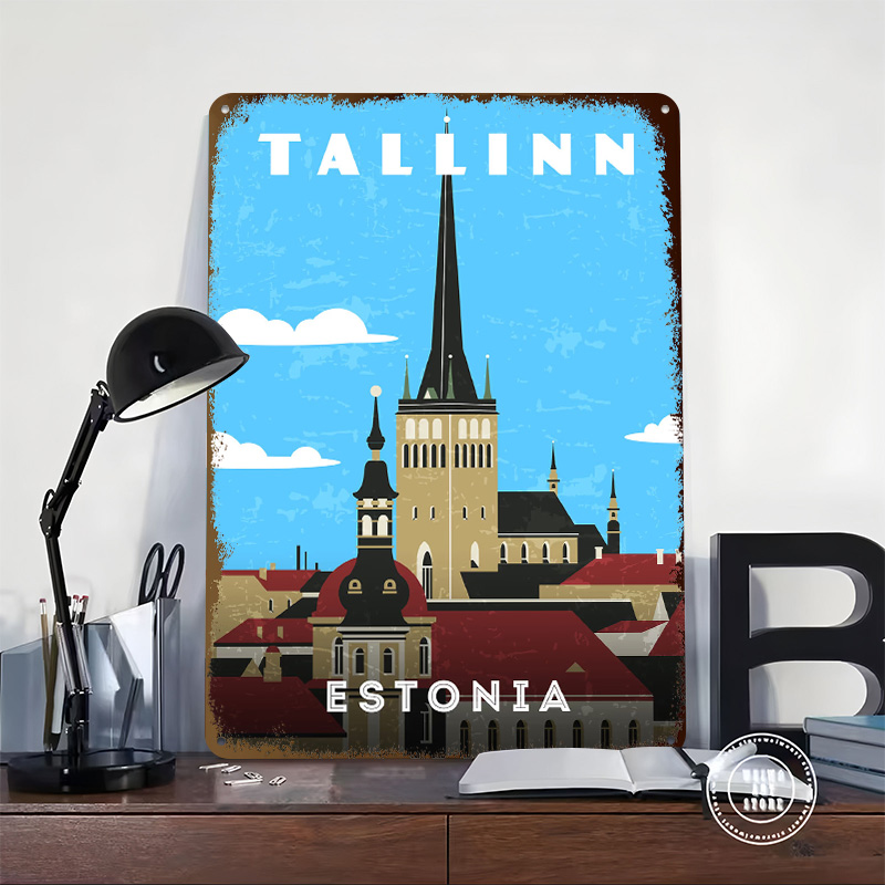 โปสเตอร์ท่องเที่ยวสไตล์เรโทรขอ - Travel Accessories For Europe บทวิจารณ์และราคา