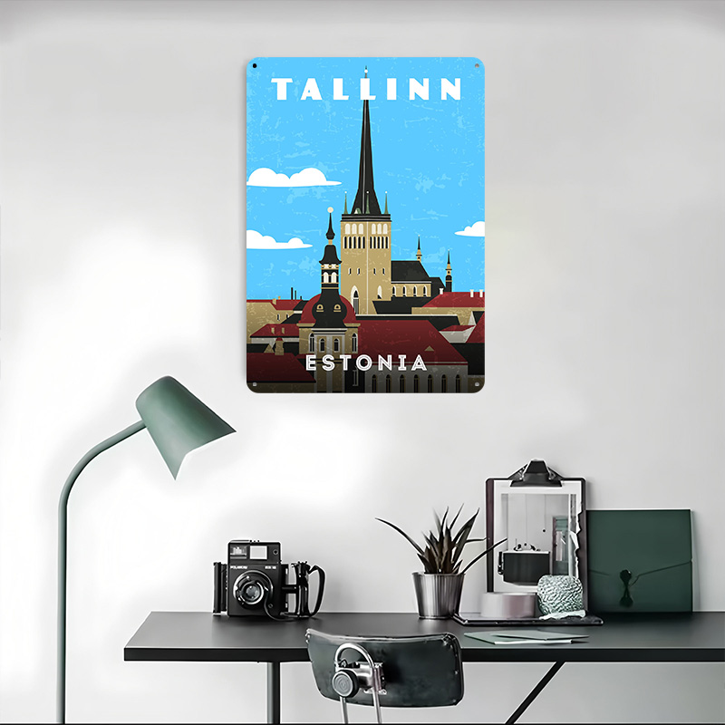โปสเตอร์ท่องเที่ยวสไตล์เรโทรขอ - Travel Accessories For Europe บทวิจารณ์และราคา
