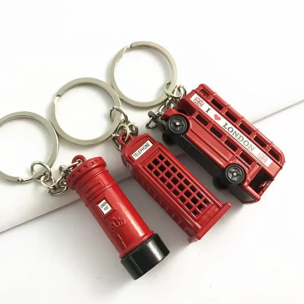 แฟชั่นสีแดง London Bus พวงกุญแ - Travel Accessories London บทวิจารณ์และราคา