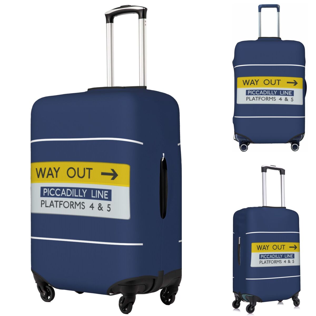 ปลอกหุ้มกระเป๋าเดินทางลายป้ายท - Travel Accessories London บทวิจารณ์และราคา