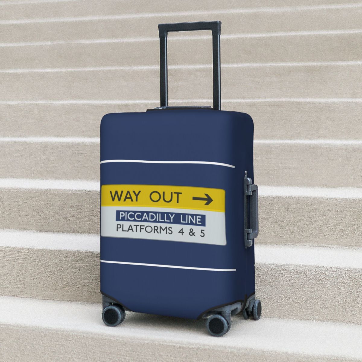 ปลอกหุ้มกระเป๋าเดินทางลายป้ายท - Travel Accessories London บทวิจารณ์และราคา