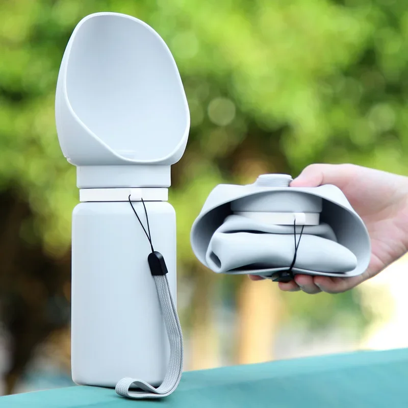 ซิลิโคนแบบพกพาถ้วยน้ําสัตว์เลี - Water Bottle Collapsible บทวิจารณ์และราคา