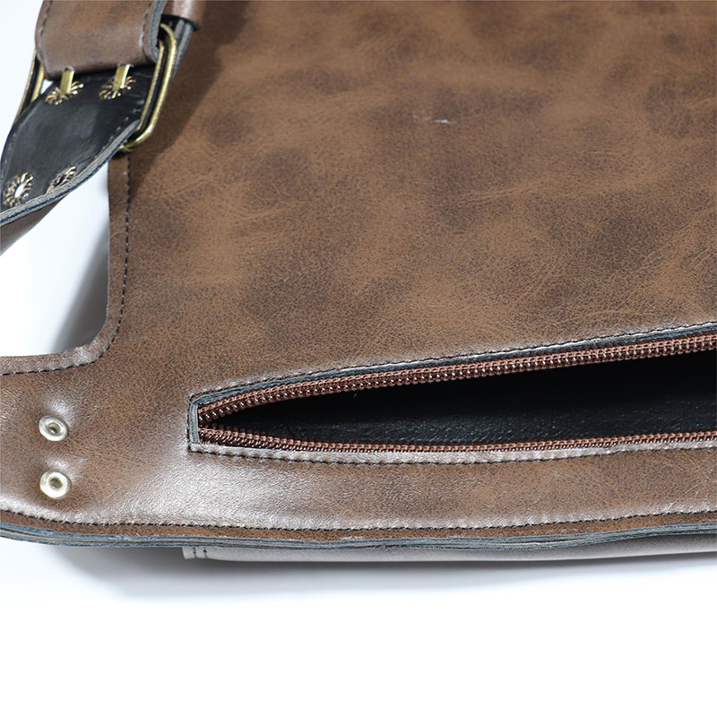 ยุคกลาง Steampunk PU หนังยูทิล - Travel Accessories For Europe บทวิจารณ์และราคา