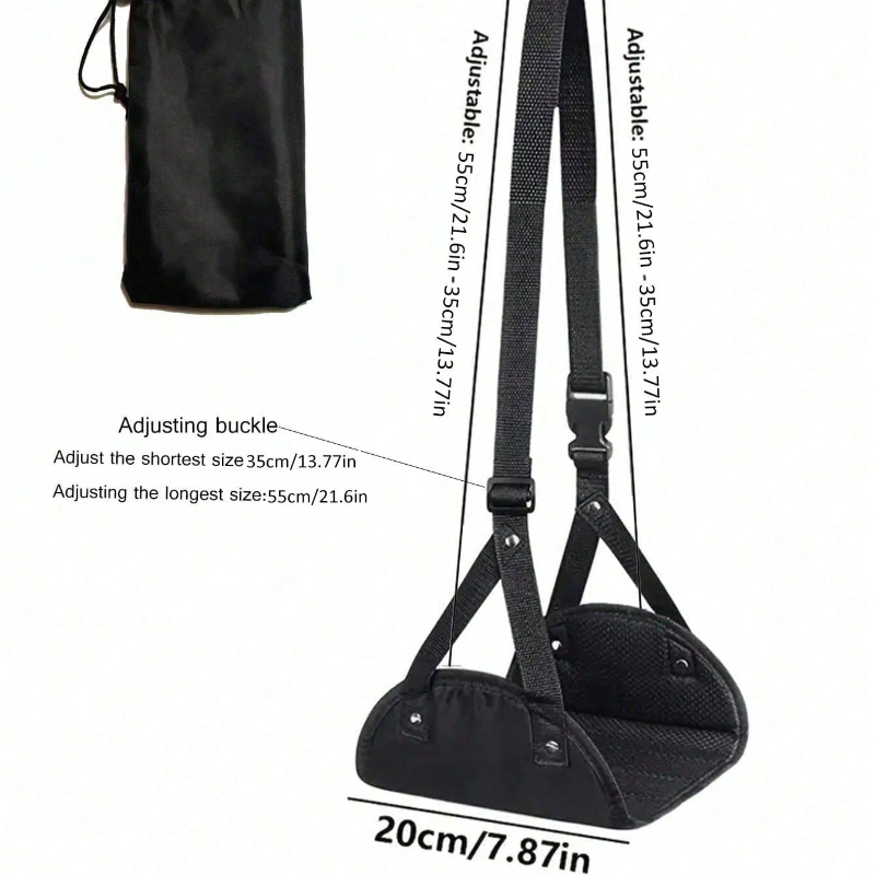 เปลญวนพักเท้าแบบพกพาปรับได้ สำ - Travel Accessories In Train บทวิจารณ์และราคา