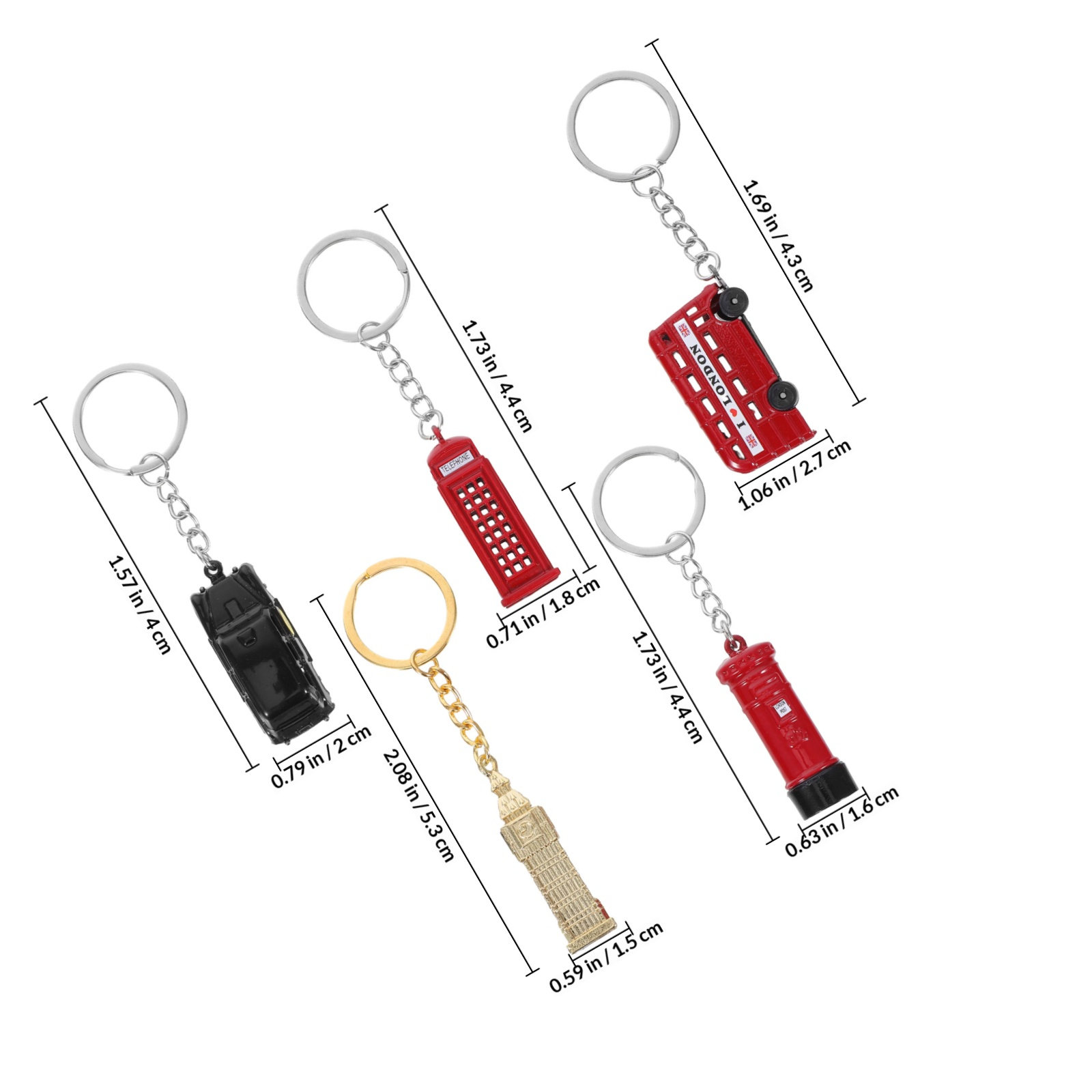 ชุดพวงกุญแจของที่ระลึกจากลอนดอ - Travel Accessories London บทวิจารณ์และราคา
