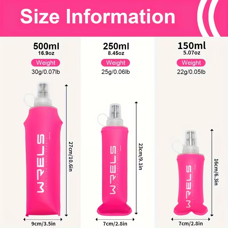 ขวดน้ำพับได้ WRELS ทำจาก TPU ป - Water Bottle Collapsible บทวิจารณ์และราคา