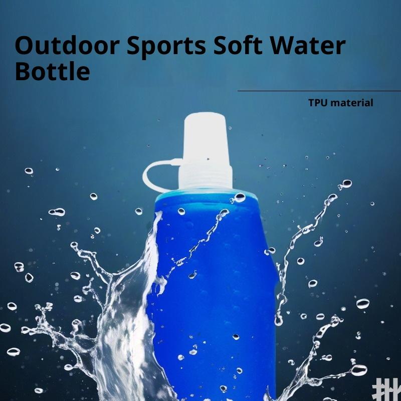 ขวดน้ำพับได้ TPU ขวดน้ำแบบนิ่ม - Water Bottle Collapsible บทวิจารณ์และราคา