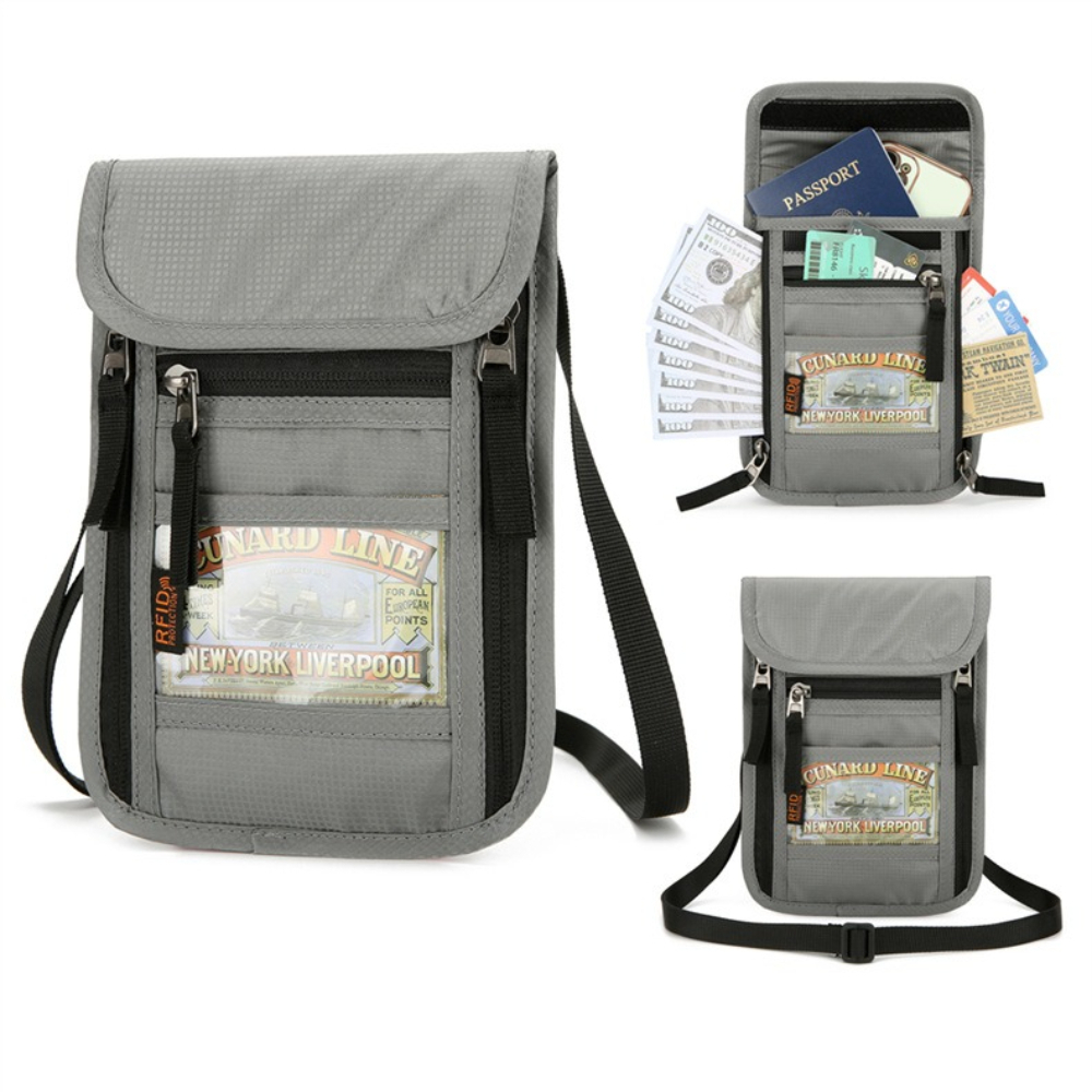 กระเป๋าใส่หนังสือเดินทาง สายคล - Travel Accessories Rfid บทวิจารณ์และราคา