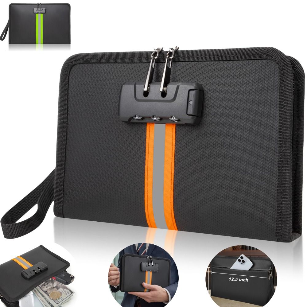 กระเป๋าเงินทนไฟพร้อมรหัสล็อค ก - Travel Ziplock Bags บทวิจารณ์และราคา