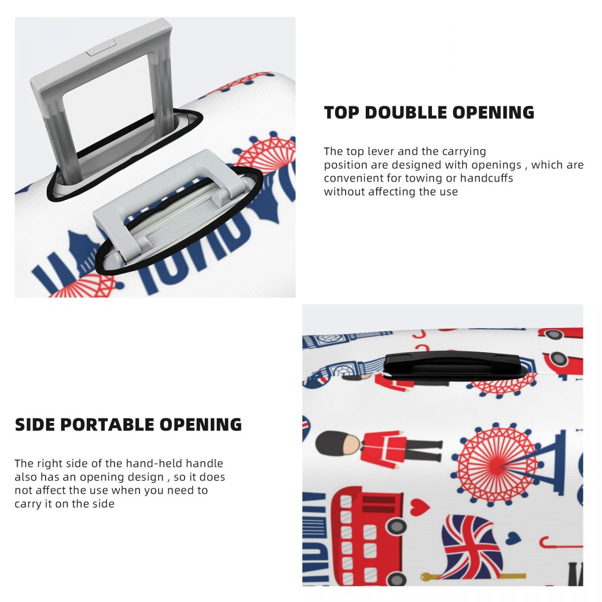 ผ้าคลุมกระเป๋าเดินทางภาพประกอบ - Travel Accessories London บทวิจารณ์และราคา