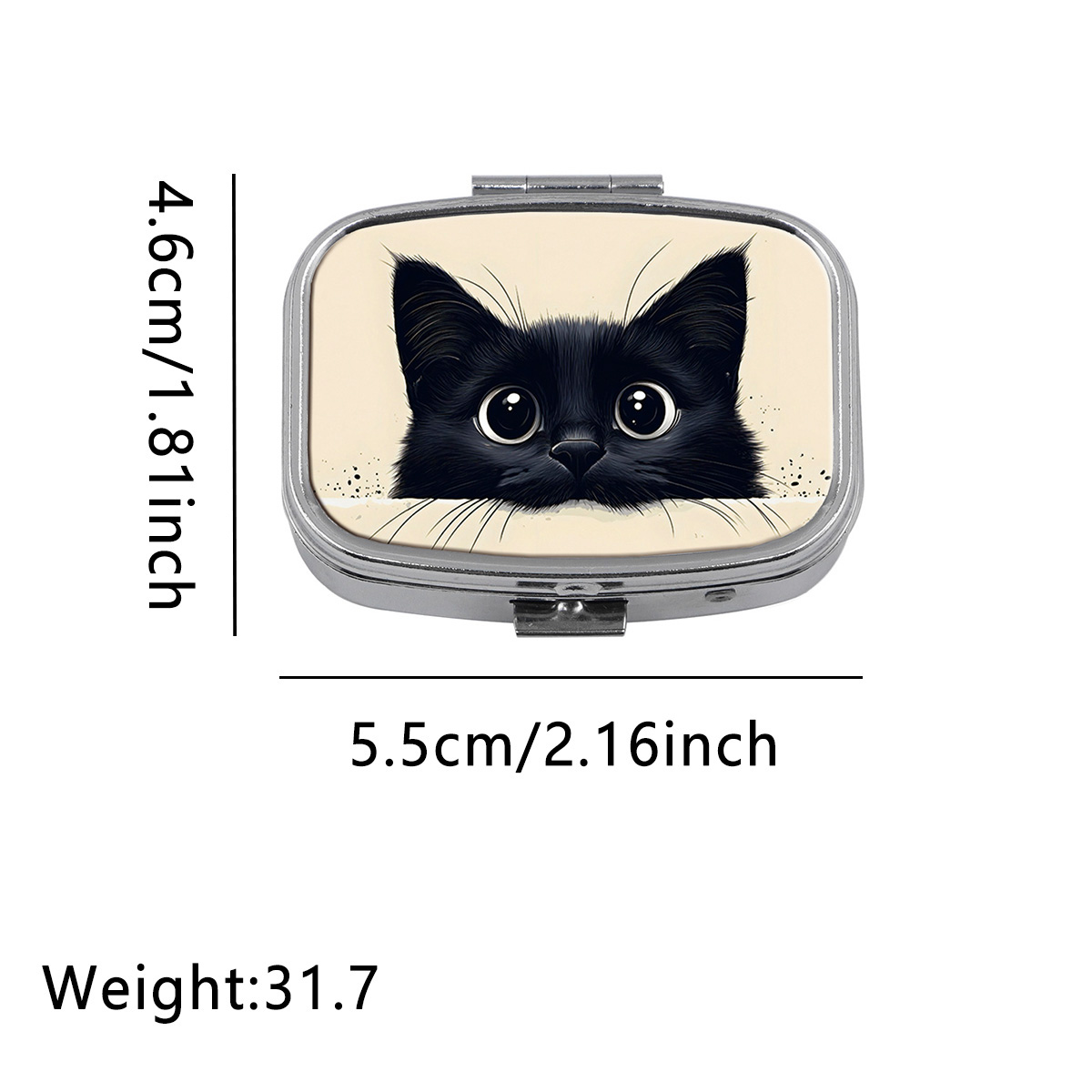 กล่องใส่ยาพกพาสำหรับแมวสีดำน่า - Travel Accessories Japan บทวิจารณ์และราคา