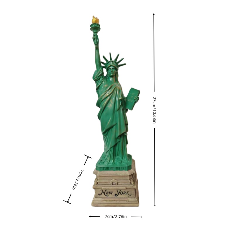 รูปปั้นเทพีเสรีภาพ รูปปั้นเรซิ - Travel Accessories For Europe บทวิจารณ์และราคา