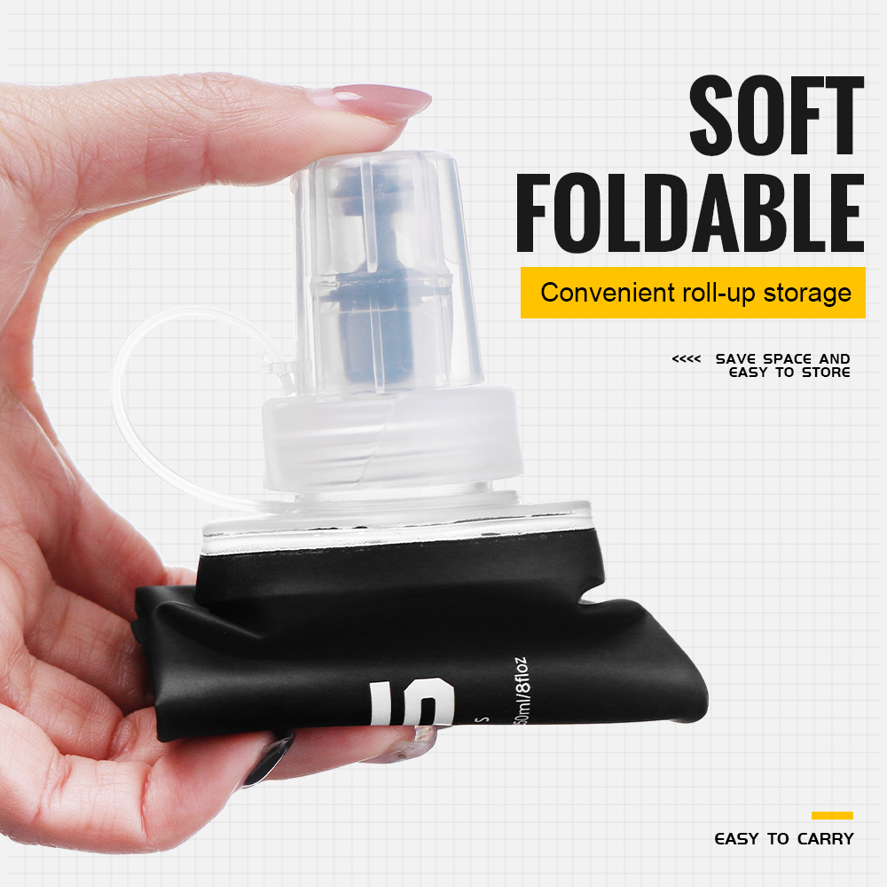 ขวดน้ำแบบนิ่ม WRELS TPU น้ำหนั - Water Bottle Collapsible บทวิจารณ์และราคา