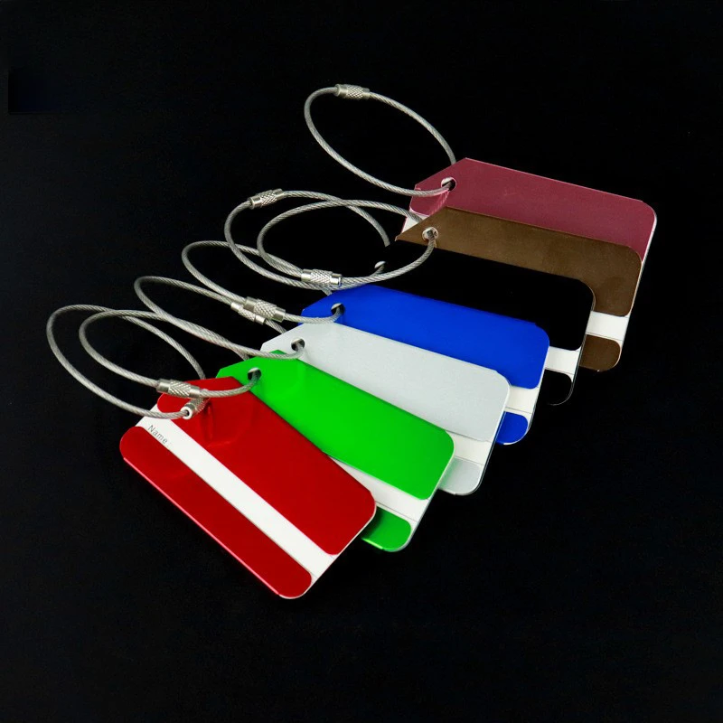 1 PC อลูมิเนียมแท็กกระเป๋าเดิน - Travel Accessories In Train บทวิจารณ์และราคา