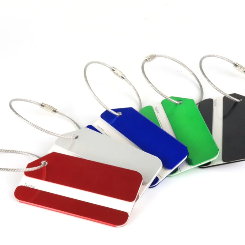 1 PC อลูมิเนียมแท็กกระเป๋าเดิน - Travel Accessories In Train บทวิจารณ์และราคา