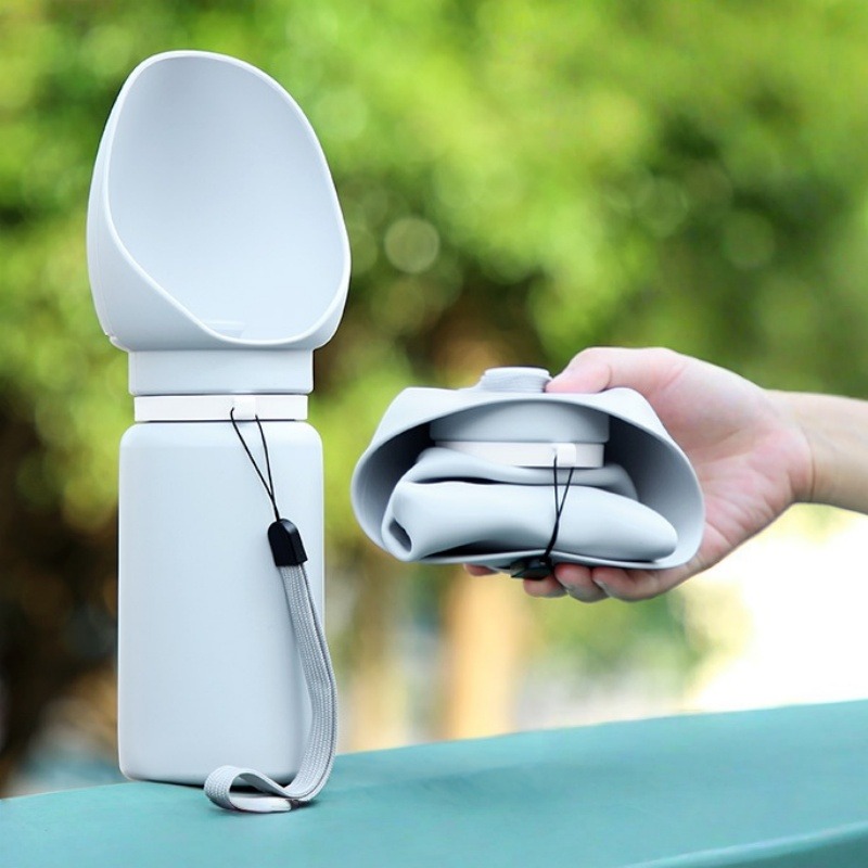 ขวดน้ำพกพาสำหรับสัตว์เลี้ยง: ข - Water Bottle Collapsible บทวิจารณ์และราคา