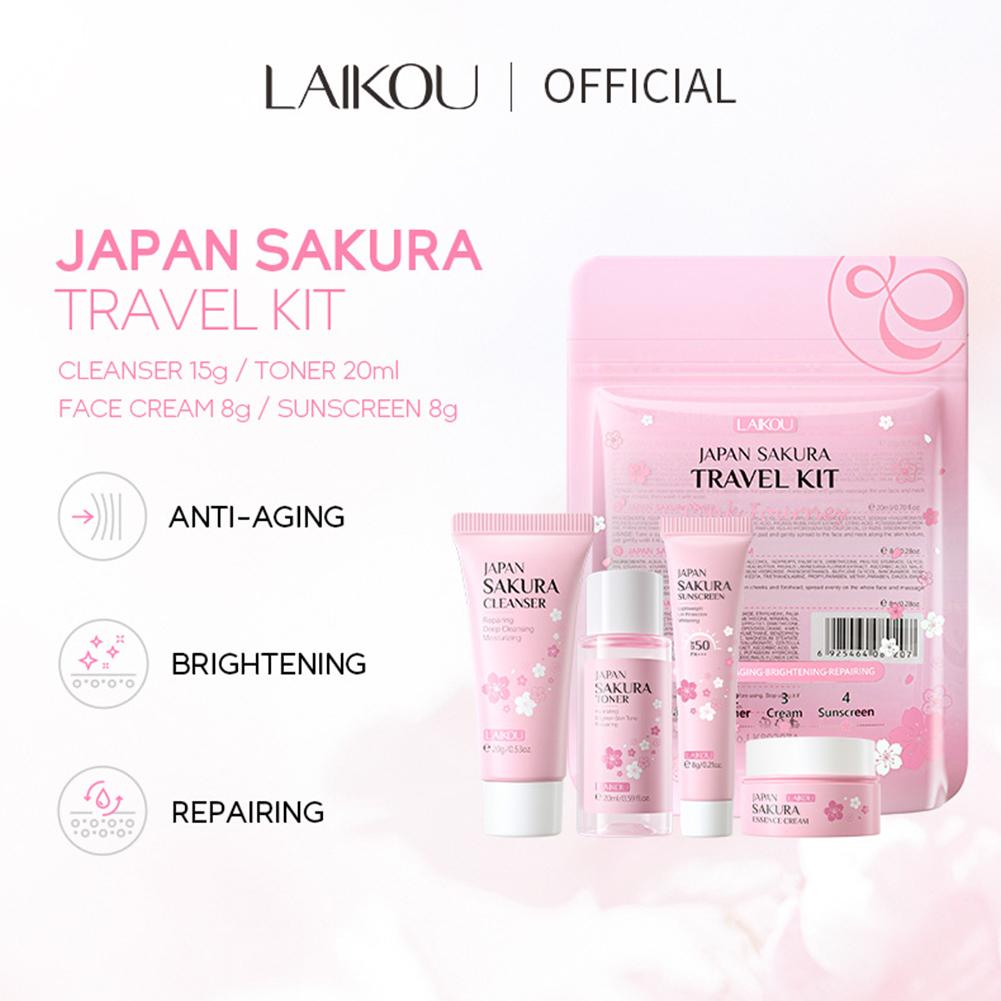 SAKURA Skin Care Set Facial Cl - Travel Accessories Japan บทวิจารณ์และราคา