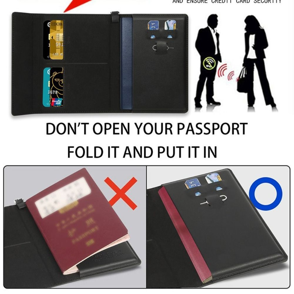 ซองใส่พาสปอร์ตสีพื้น ป้องกัน R - Travel Accessories Rfid บทวิจารณ์และราคา