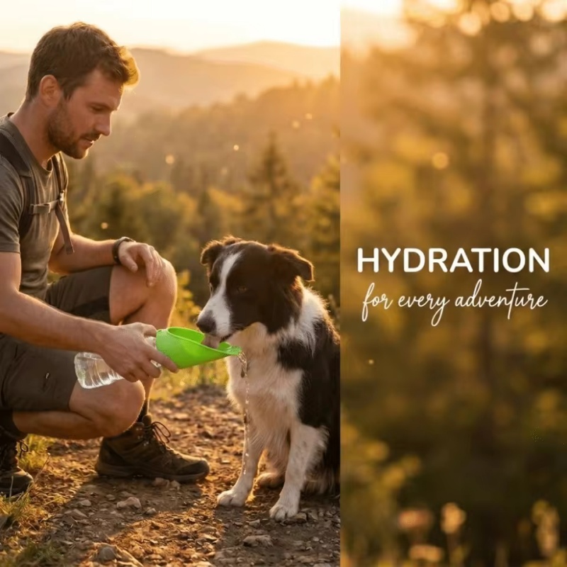 ขวดน้ำพกพาสำหรับสัตว์เลี้ยง รู - Water Bottle Collapsible บทวิจารณ์และราคา